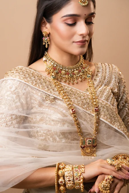 Heritage Temple Long Necklace Set